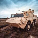 Arquus VAB MK3 6×6 armoured personnel carrier equipped with a Cockerill CPWS turret.