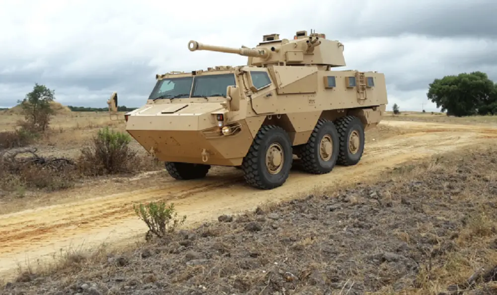 Arquus VAB MK3 6×6 armoured personnel carrier equipped with a Cockerill CSE 90LP turret.