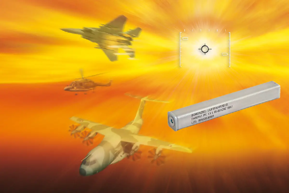 Rheinmetall Awarded €50 Million Bundeswehr Order for Bispectral Infrared Decoy Improved Efficiency Flares