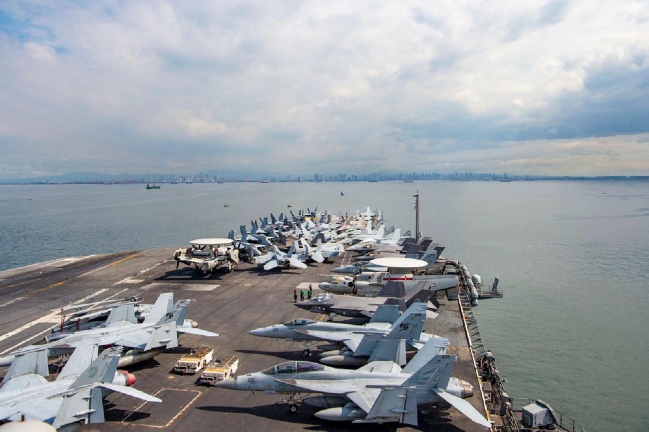 US Navy Carl Vinson Carrier Strike Group Arrives in the Philippines