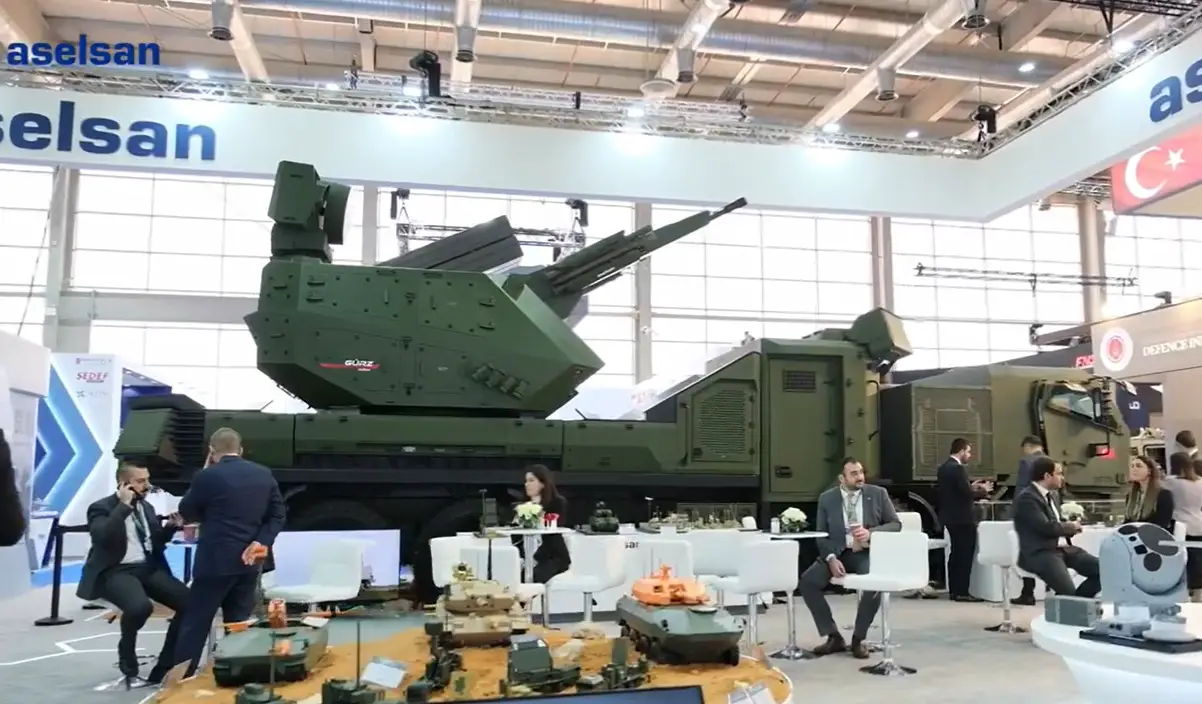 Aselsan Debuts Gürz Short-range Air-defense (SHORAD) System at World Defence Show 2024