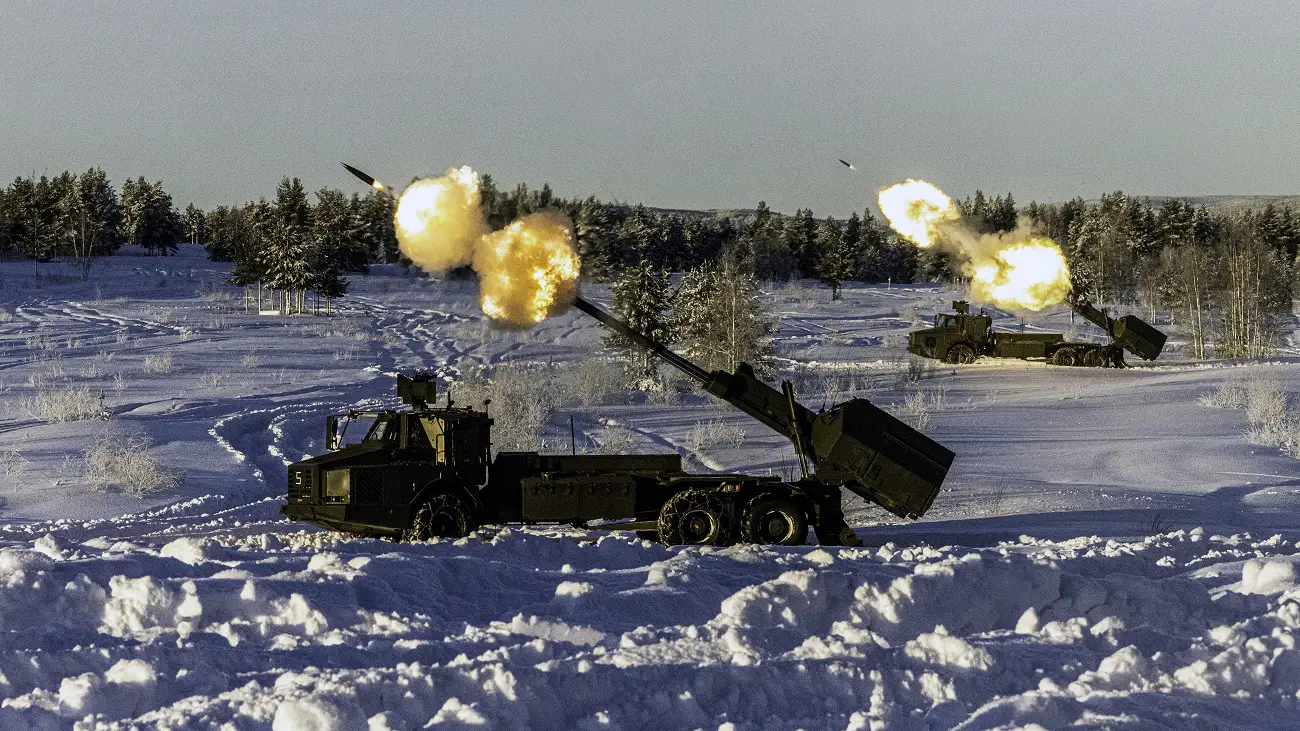 British Gunners Take Aim and Fire Swedish Archer Artillery System for the First Time