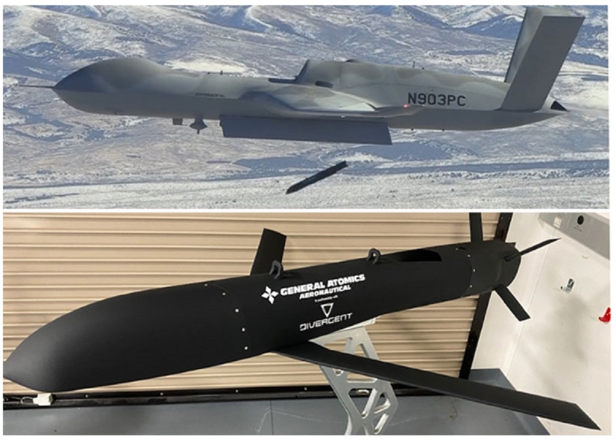 GA-ASI Demonstrates Release of Advanced Air-Launched Effects (A2LE) from MQ-20 Avenger UAS