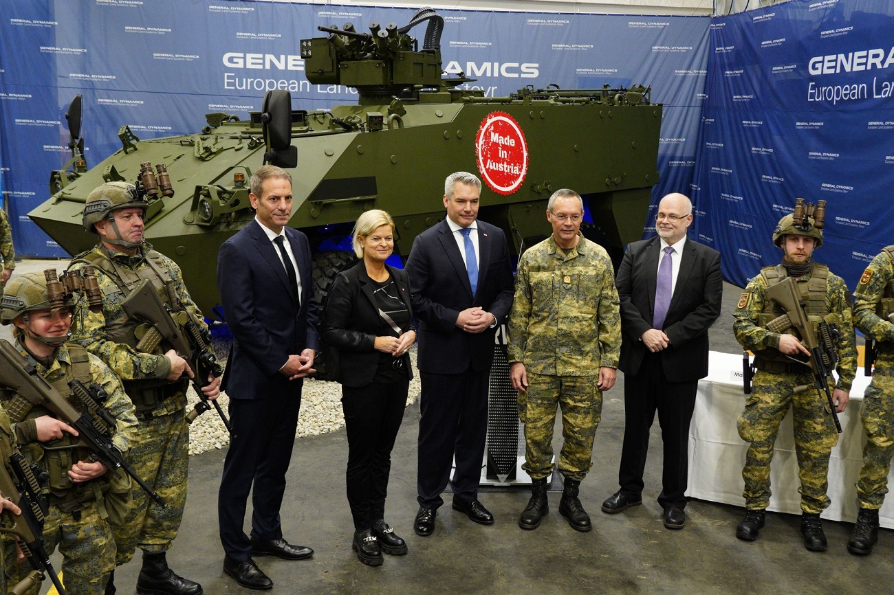 GDELS Awarded Austrian Armed Forces Contract to Deliver Additional 225 Pandur 6x6 EVO Vehicles