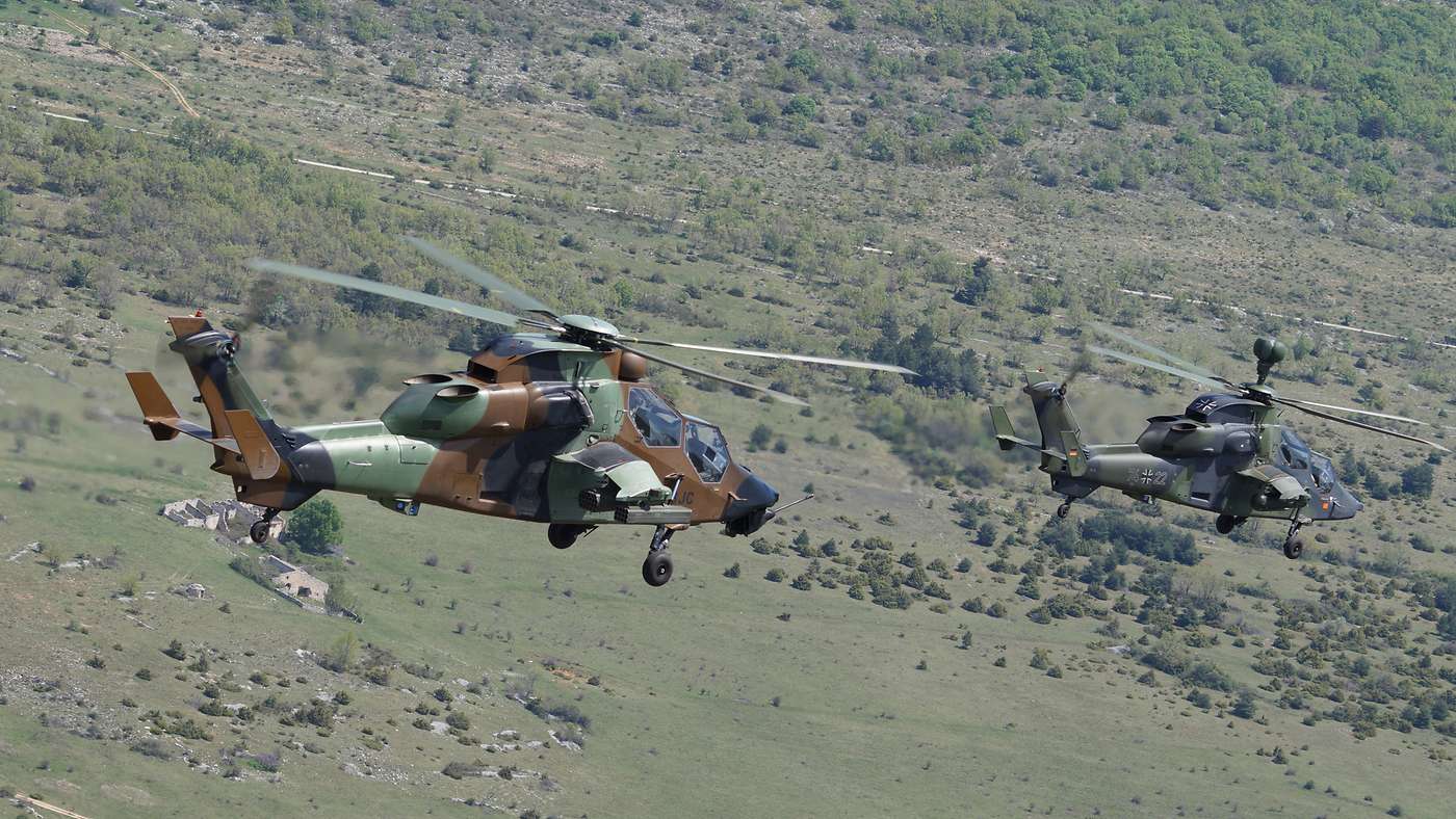 German Army  Eurocopter Tiger (Kampfhubschrauber Tiger) attack helicopter 