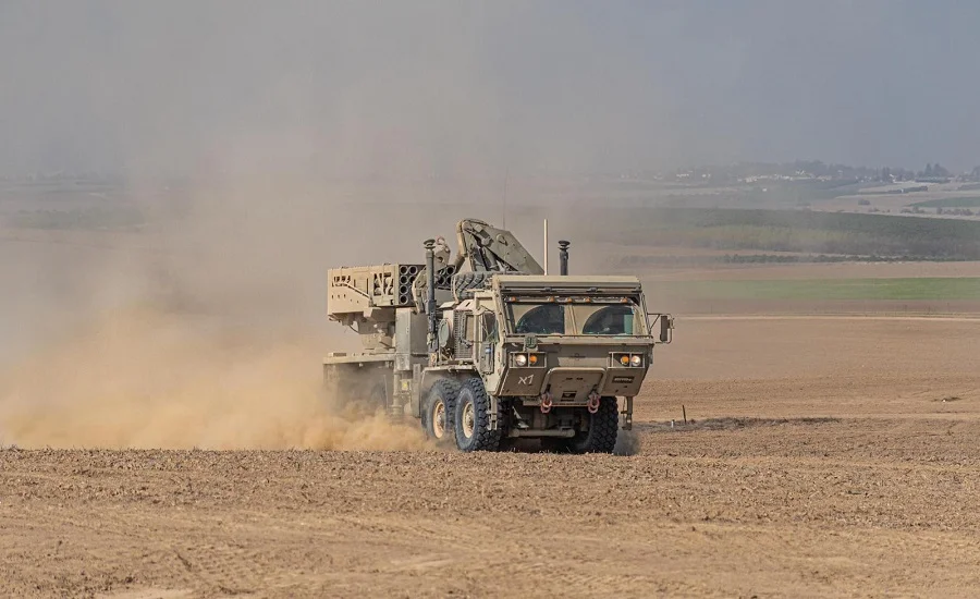 Israeli Defence Forces PULS (Precise & Universal Launching System). (Photo by Elbit Systems)