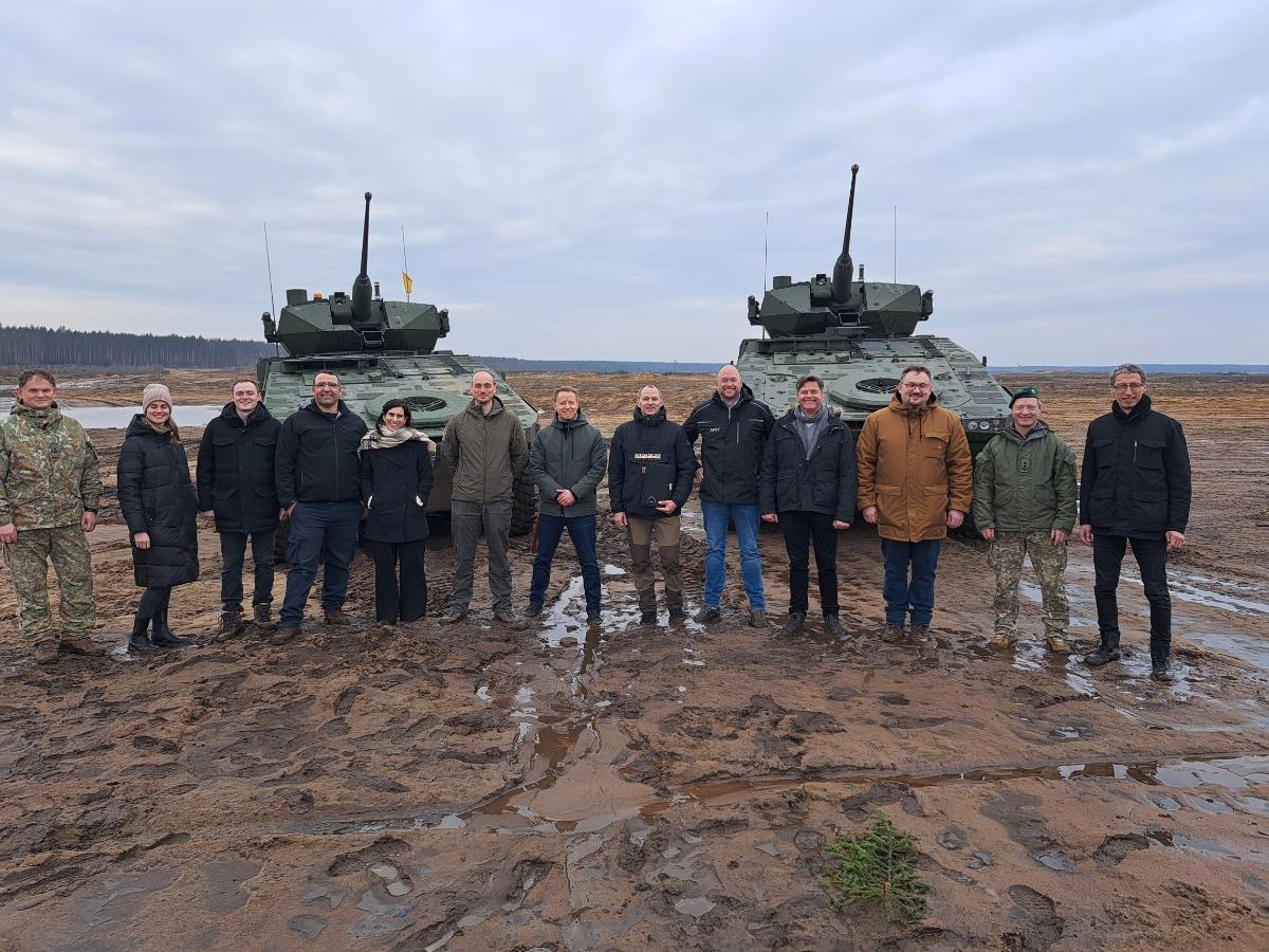 Lithuanian BOXER (VILKAS) armoured fighting vehicles pass live fire tests.