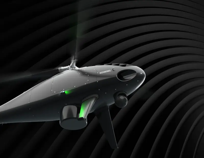  Camcopter's 300 Vertical Take-off and Landing (VTOL) Unmanned Air System (UAS).