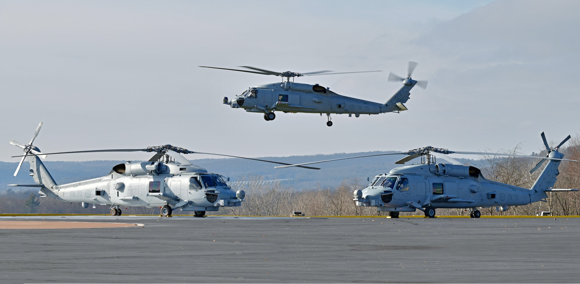 Sikorsky Completes Flight Tests of Three Hellenic Navy MH-60R Utility Maritime Helicopters