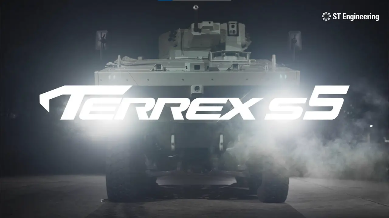 ST Engineering Unveils Terrex S5 8×8 Infantry Fighting Vehicle