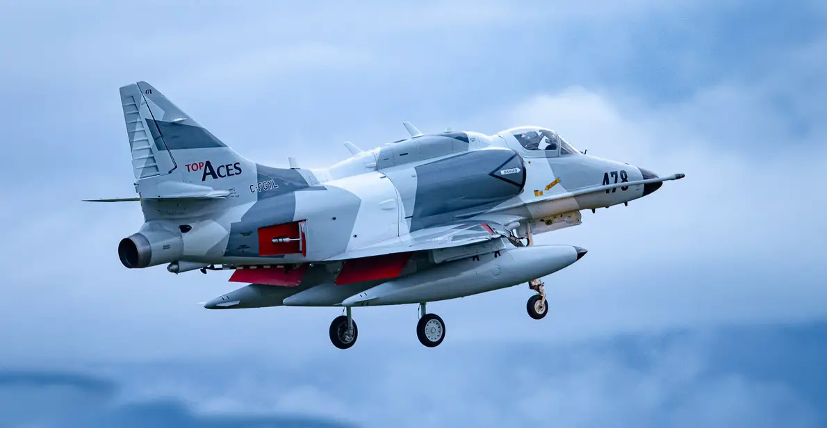 Top Aces Empowers A-4N Skyhawk with Infra-Red Search and Track (IRST) Capability