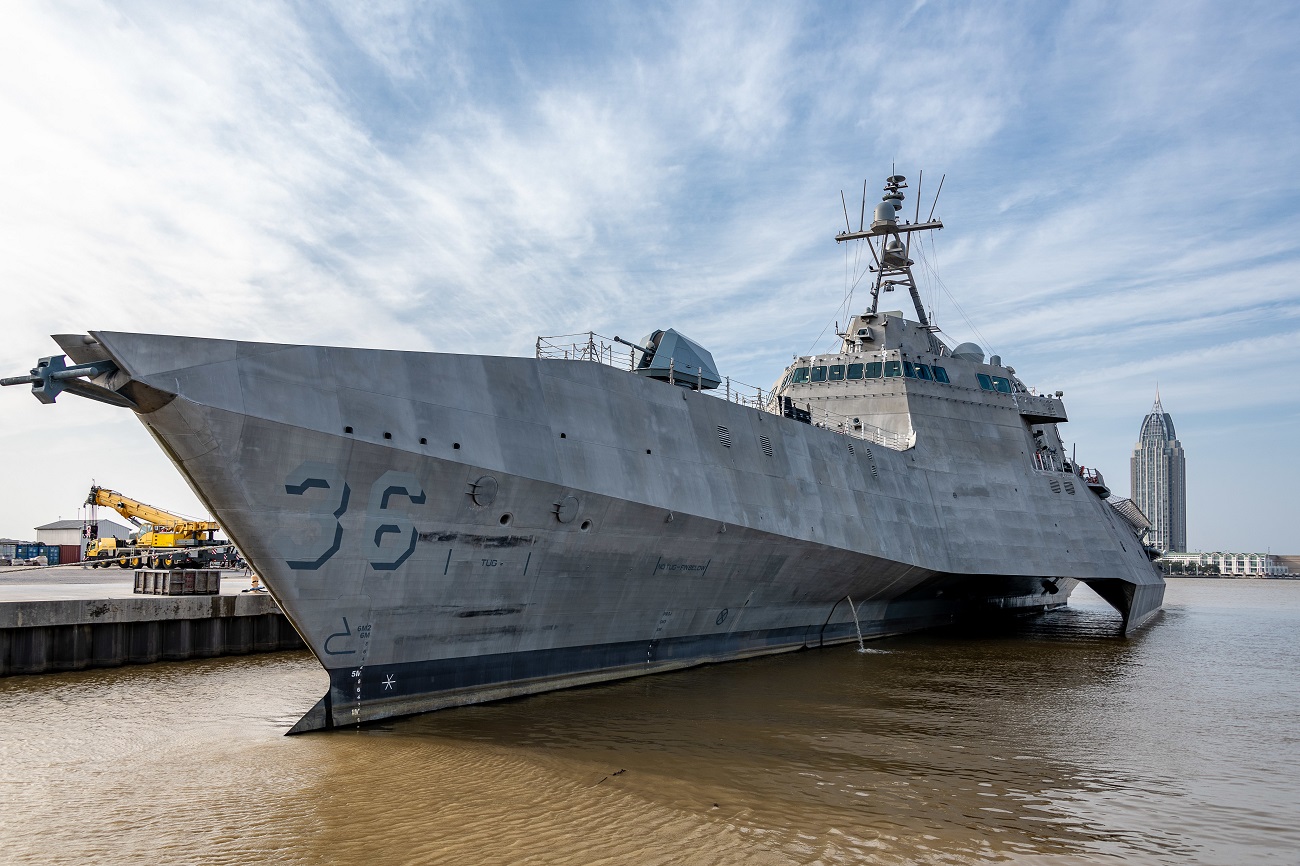 Austal USA Delivers Future Independence-variant Littoral Combat Ship USS Kingsville (LCS 36)