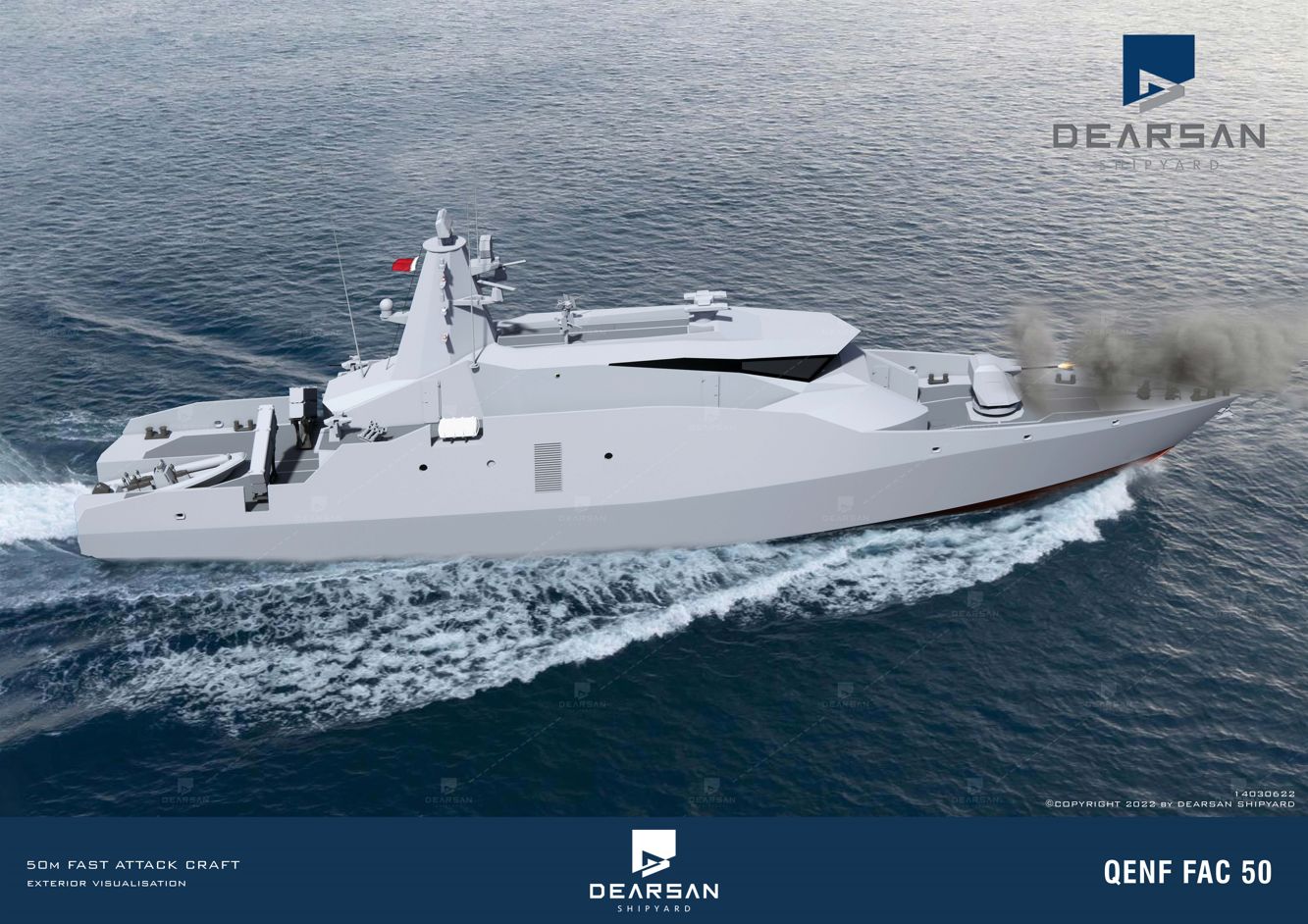 Dearsan Shipyard Signs Contract With Qatari Emiri Naval Force for 2 Fast Attack Craft