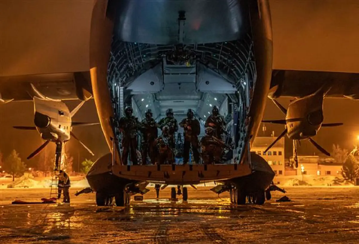 German Air Force Support Special Forces Training During Nordic Response