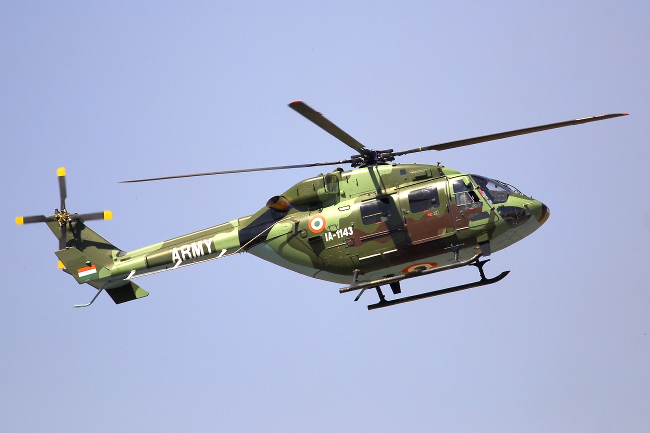 Indian Ministry of Defence Orders 34 ALH Dhruv Mk III Utility Helicopters