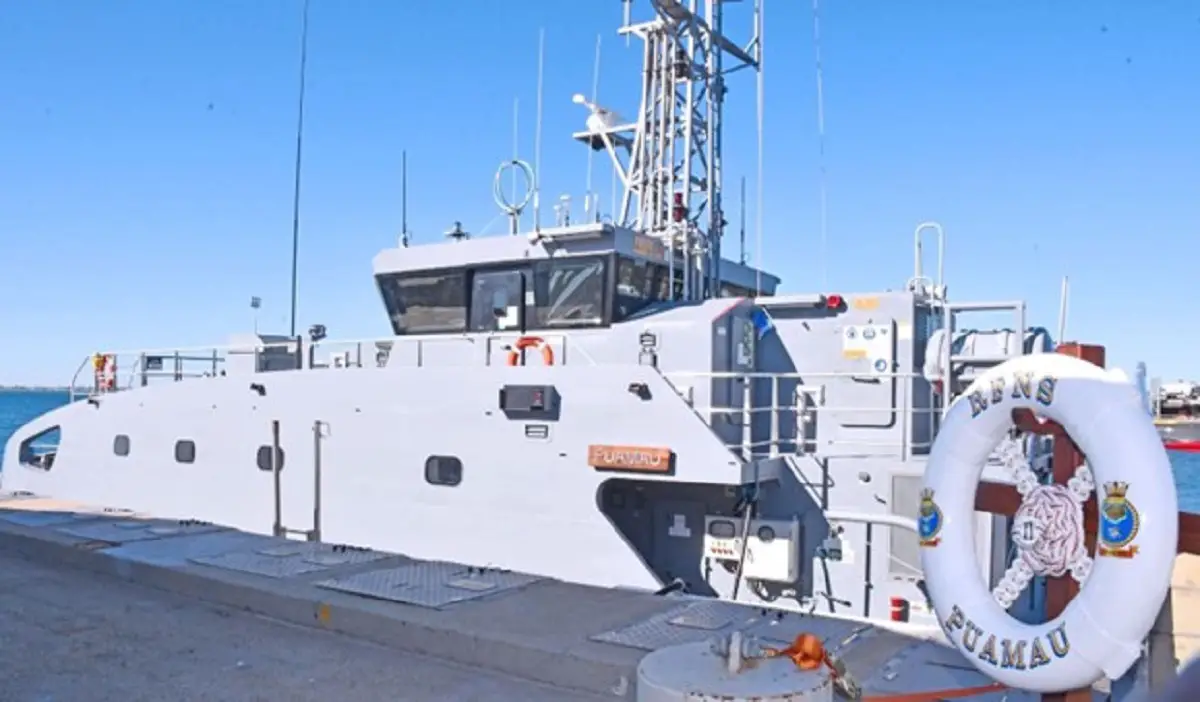 Republic of Fiji Navy Takes Delivery of Second Guardian-Class Patrol Boat