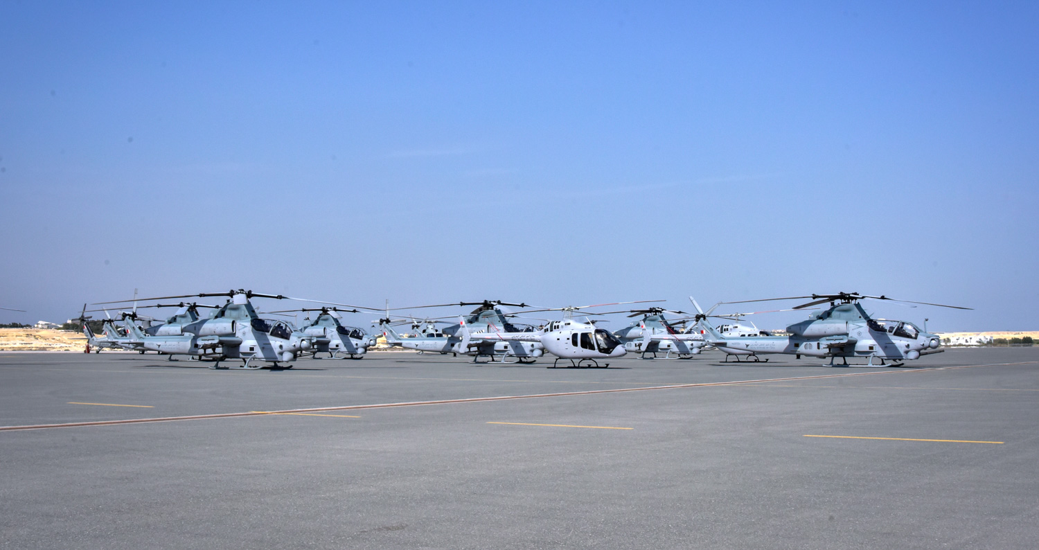 سلاح الجو الملكي البحريني يدمج رسمياً المروحية الهجومية طراز Bell AH-1 Z Viper