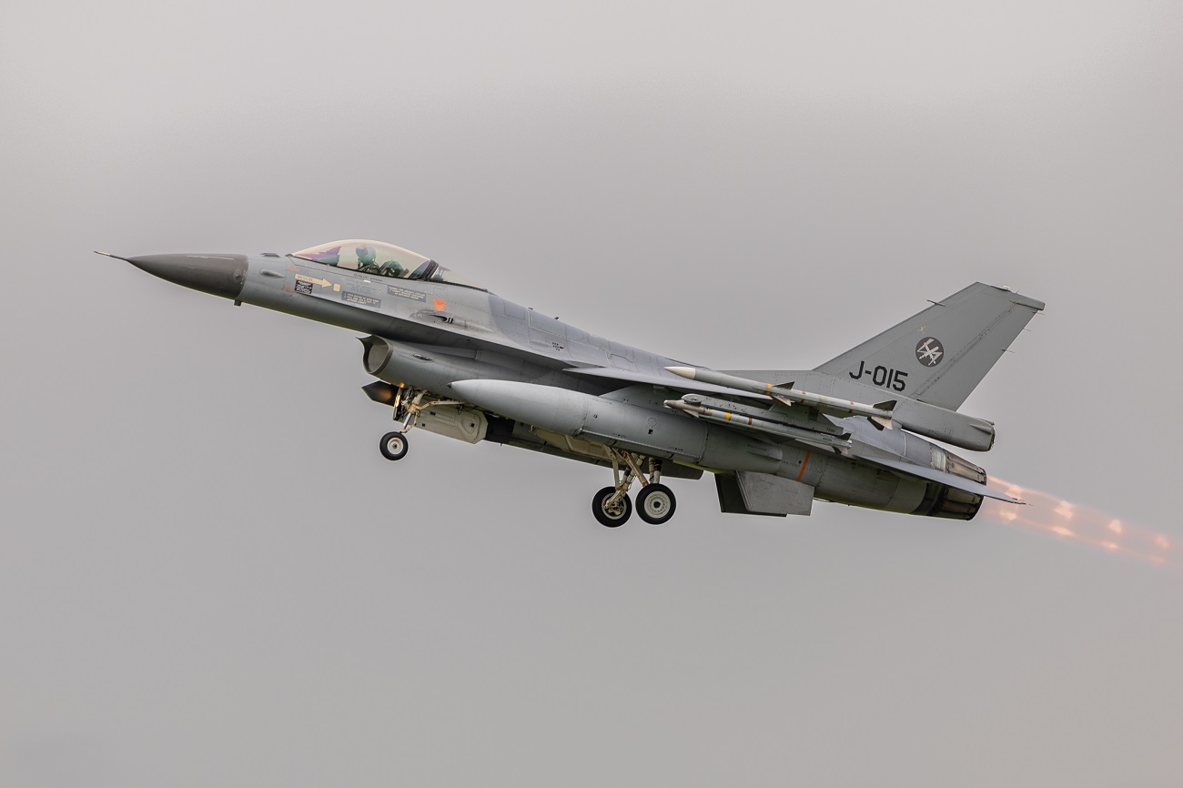 Royal Netherlands Air Force F-16s Guard and Protect Benelux Airspace for the Last Time