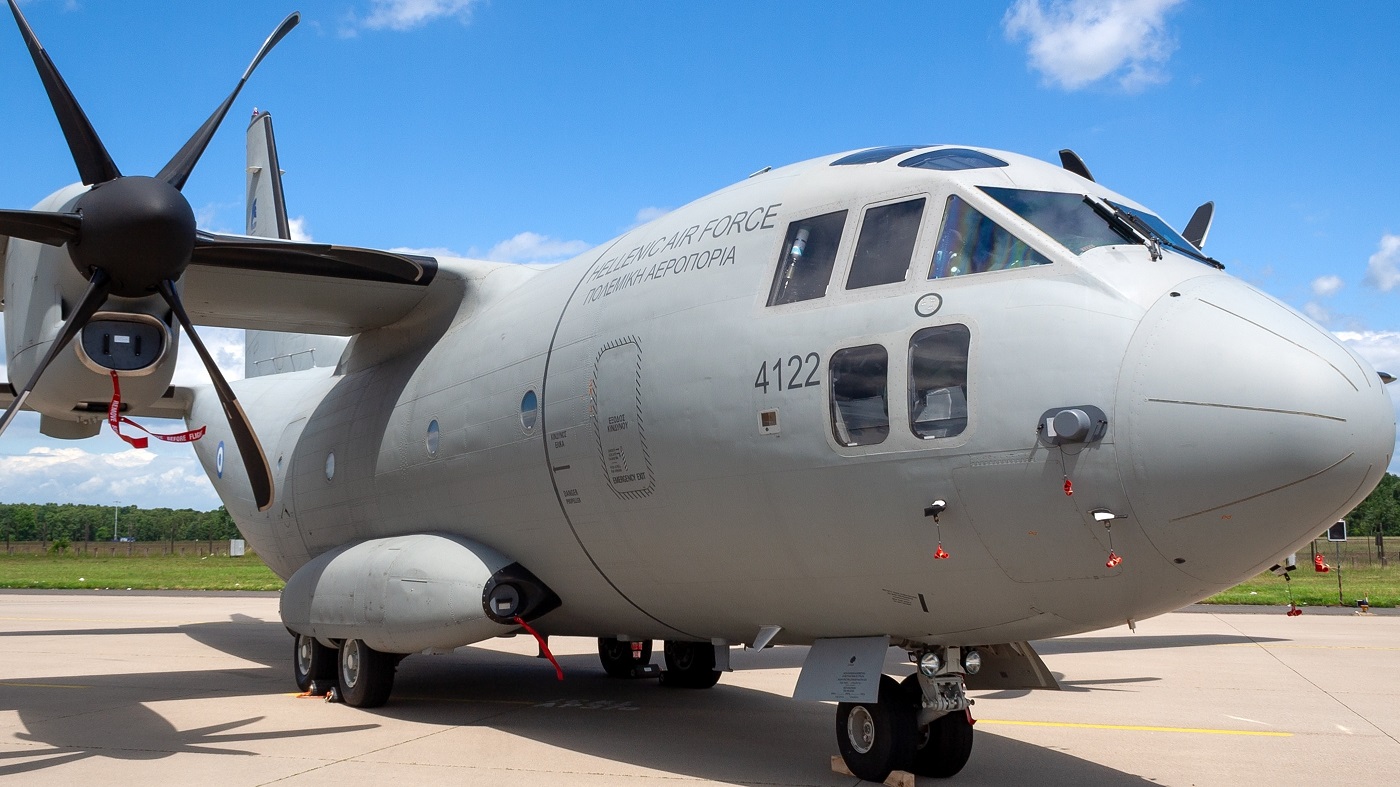 Hellenic Airforce C-27J Spartan military transport aircraft
