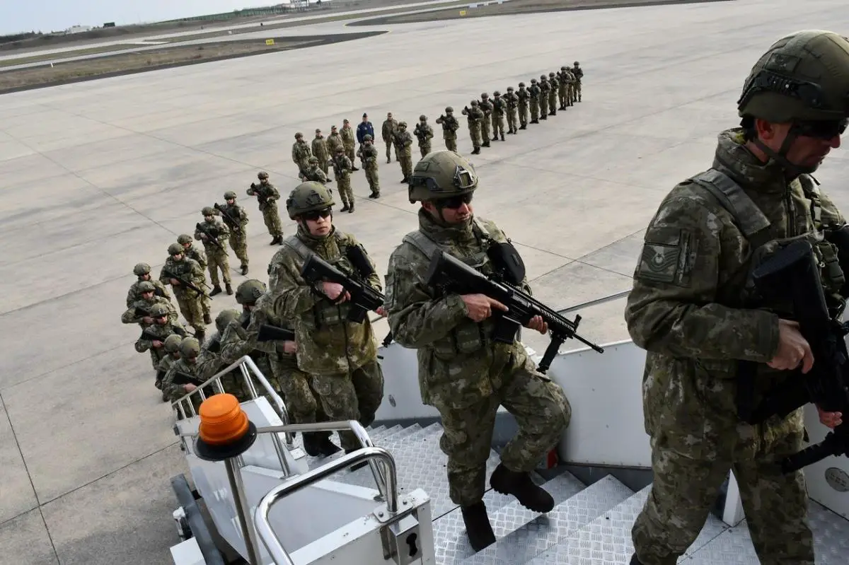 The Reconnaissance Company from the Turkish 66th Mechanised Brigade have been in the Drawsko Pomorskie Training area in Poland to participate in exercise Brilliant Jump 2024, part of the Steadfast Defender exercise series.  The Company will also participate in Polish-led exercise Dragon 24.