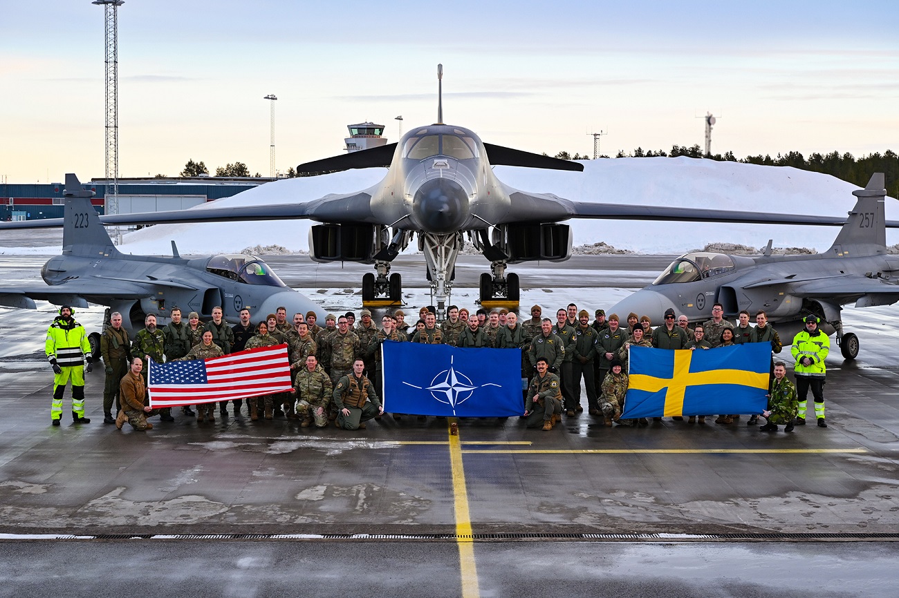 U.S. Air Force B-1B Lancer Bombers Return Home After Global Guardian