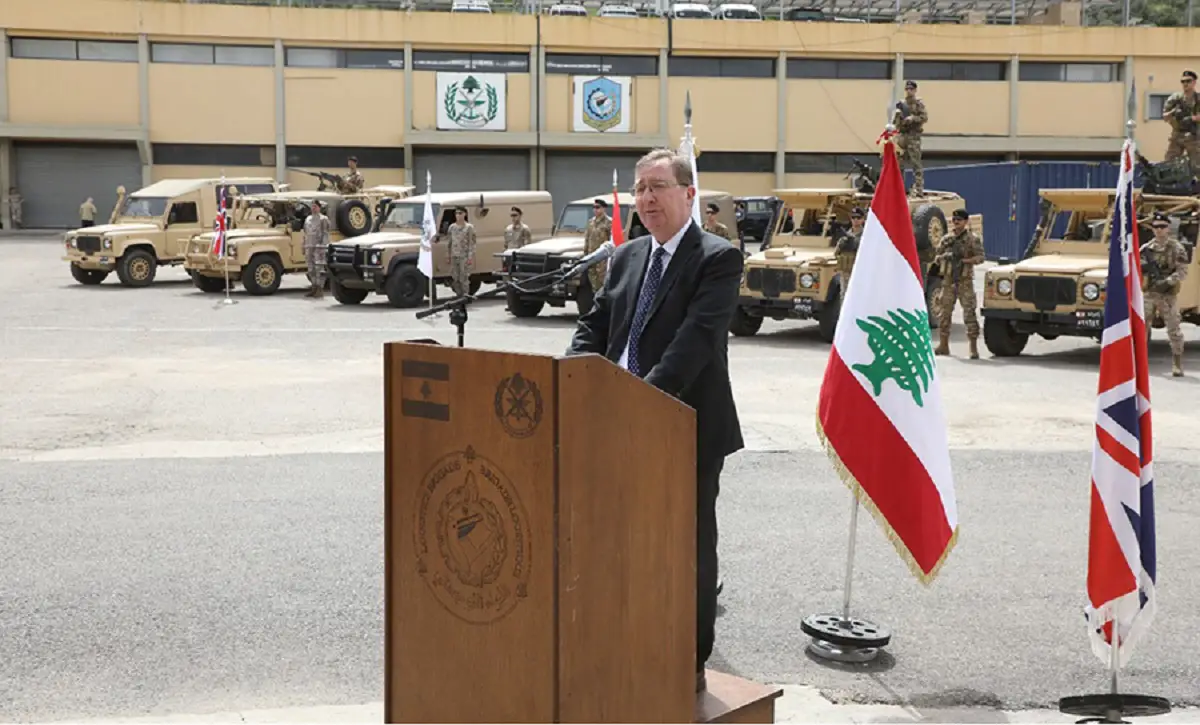 UK Delivers 60 Tonnes of Land Rover Spare Parts to Lebanese Army