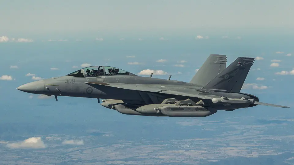 Royal Australian Air Force EA-18G Growler is an electronic attack aircraft