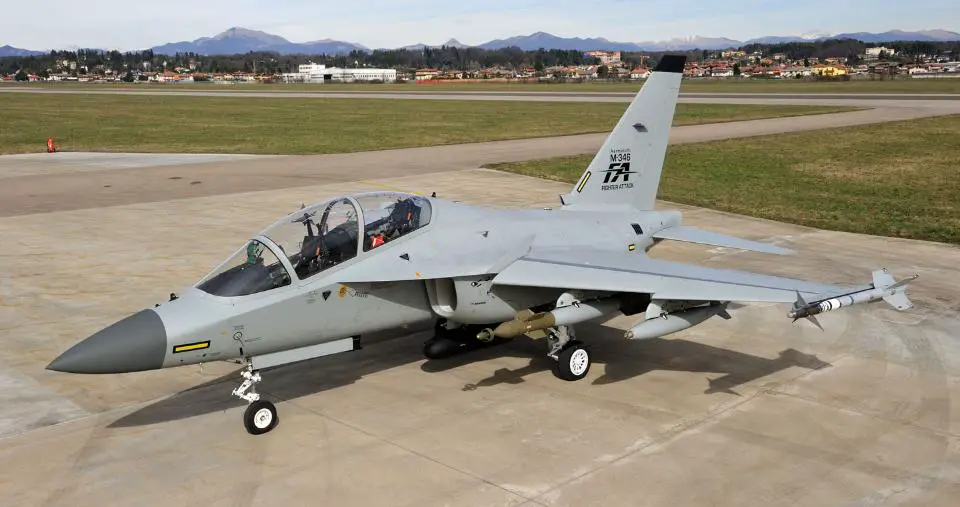 Leonardo M-346FA advanced trainer and light combat aircraft