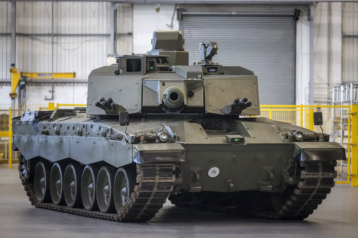 British Army’s Challenger 3 Main Battle Tank Prototype Rolls Off Production Line