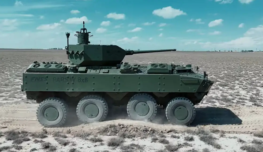 PARS III 8X8 Armoured Fighting Vehicle with Teber-35 RCT Remotely Operated Turret
