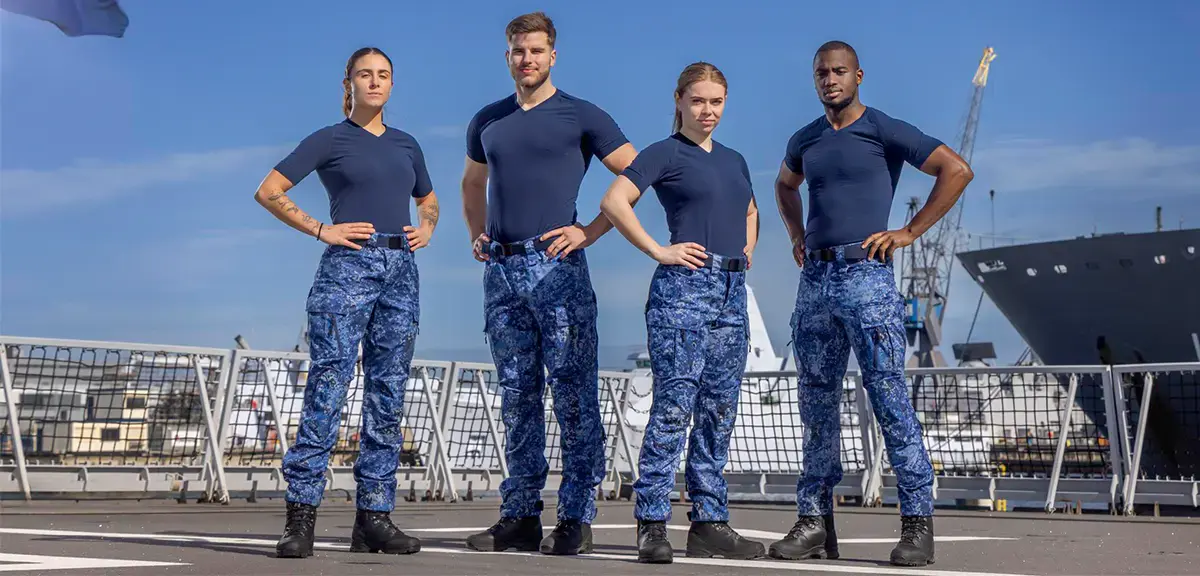 Belgium Navy Combat Clothing. 