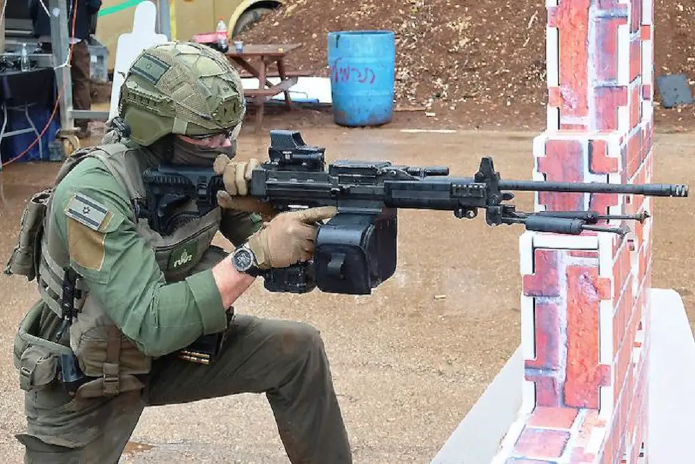 IWI upgrading Negev LMG (Light Machine Gun) with Arbel Computerized Small-Arms System. 