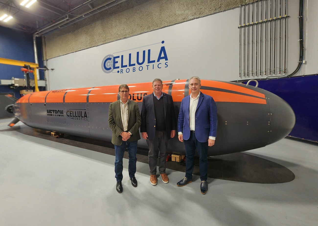 Metron and Cellula Robotics Sign A Strategic Partnership Agreement to Advance UUV Capabilities