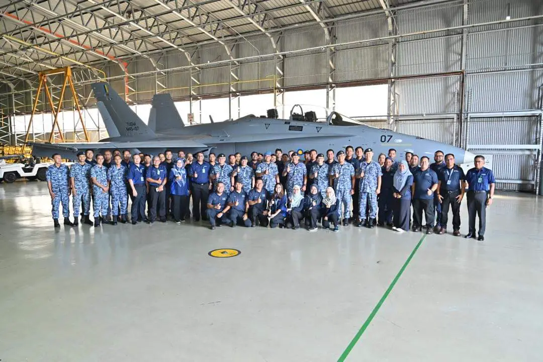 Royal Malaysian Air Force Takes Delivery of Second F/A-18D Hornet Fighter Aircraft