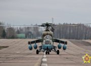 Russian Defense Industry Delivers New Mi-35M Attack Helicopters to Belarusian Air Force