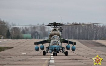 Russian Defense Industry Delivers New Mi-35M Attack Helicopters to Belarusian Air Force