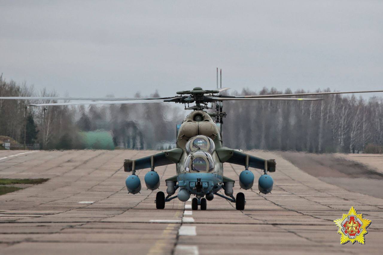 Belarusian Air Force Mi-35M Attack Helicopters