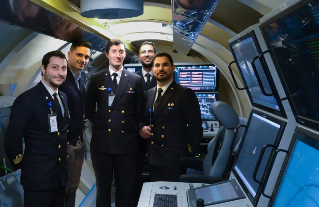 Submariners of Italian Navy Specialization Course in Drass