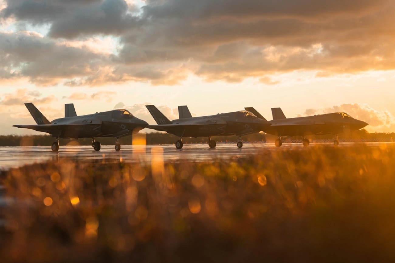 US Marine Corps VMFA-542 First F-35 Operational Squadron on the East ...