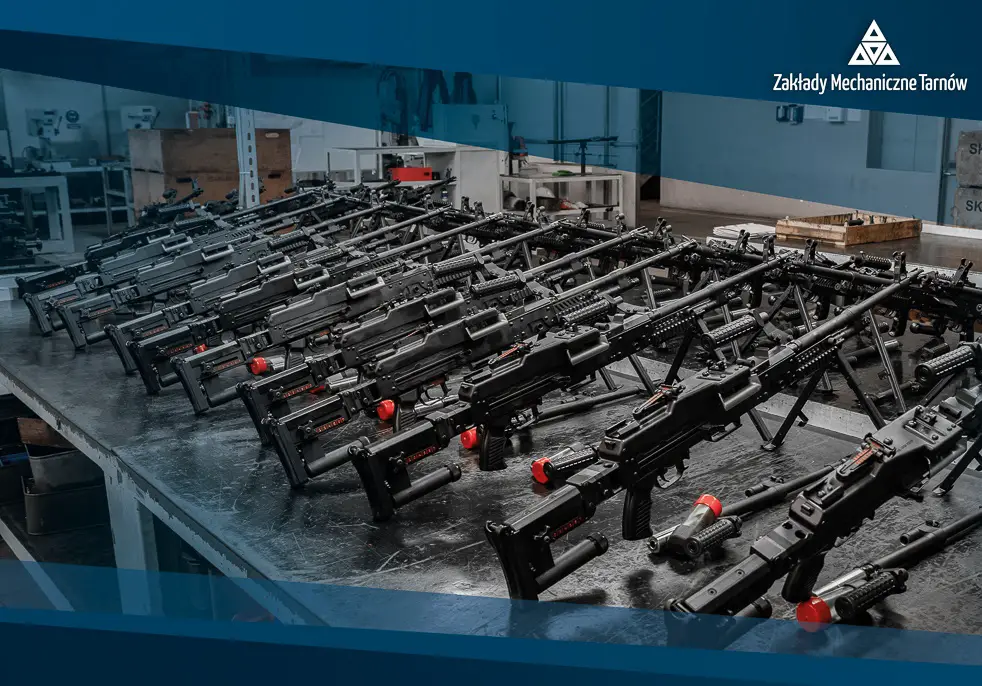 Zak?ady Mechaniczne Tarnow Successfully Delivers Upgraded UKM 2000P Machine Guns