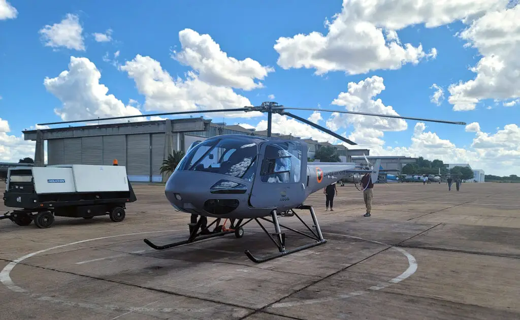 Zambia Air Force Inaugurates Enstrom 480B Turbine Light Helicopters