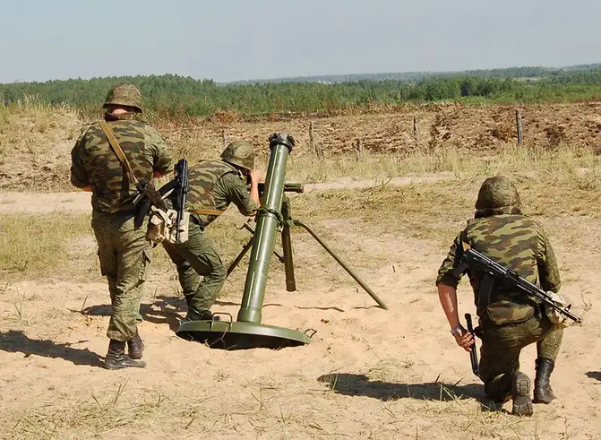 2S12A Sani 120mm Mortar Systems. (Photo by Rosoboronexport)