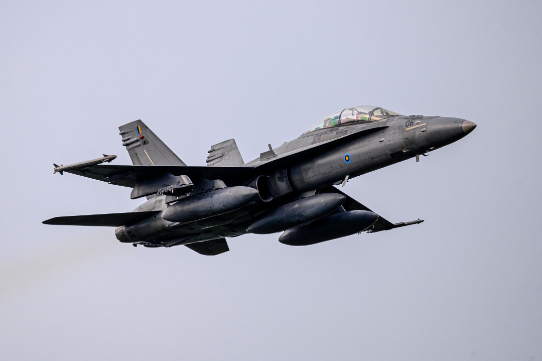 Royal Malaysian Air Force McDonnell Douglas F/A-18D Hornet multirole fighter