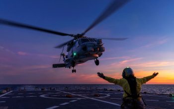 Royal Australian Navy MH-60R Seahawk utility maritime helicopter