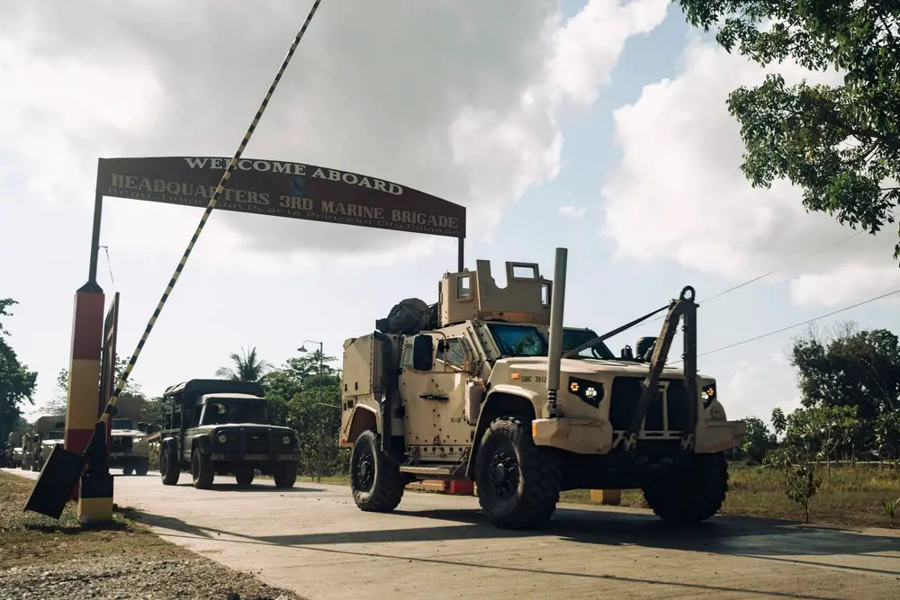 Combined US-Philippine Marine Corps Conduct Largest Tactical Convoy on Palawan Island