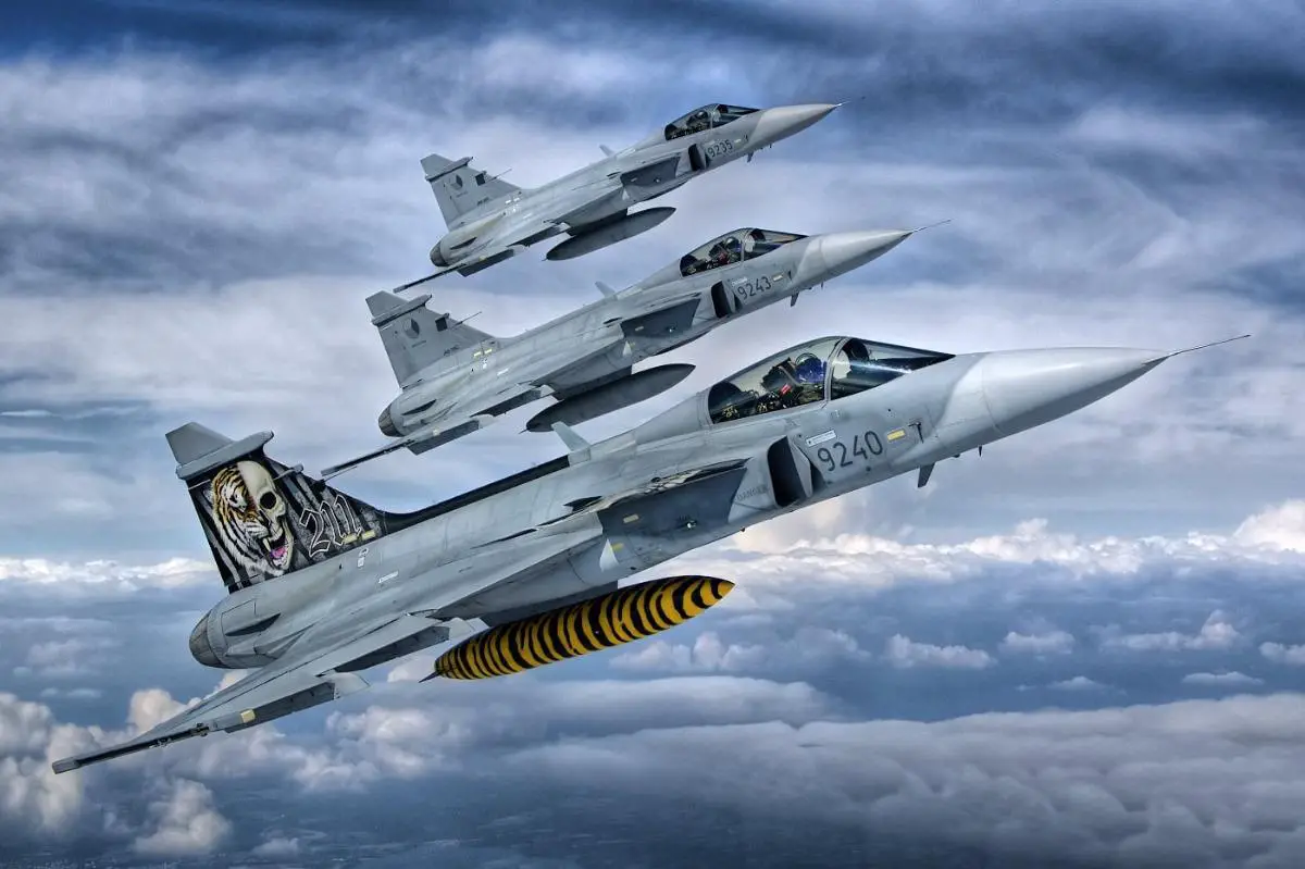 Fifth JAS-39 Gripen Users Group (GUG) Exercise Lion Effort in Czechia