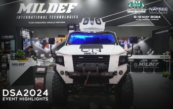 MILDEF Unveils Three New 4×4 Light Armored Vehicles at DSA 2024 Exhibition