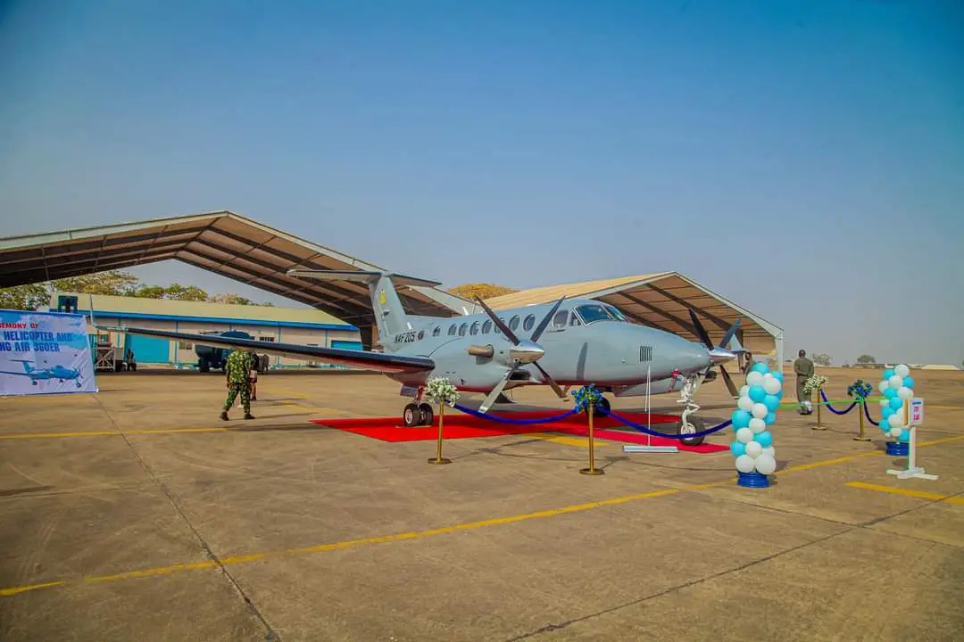 Nigerian Air Force Receives Final Beechcraft King Air 360ER Aircraft ...