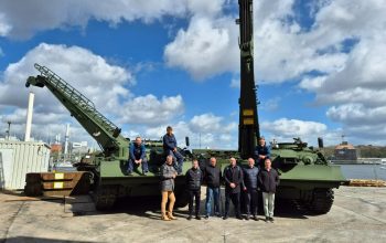 NSPA Delivers Modernized BPz2 Armored Recovery Vehicles to Lithuanian Armed Forces