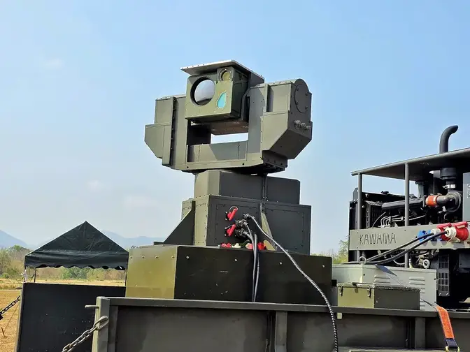 Royal Thai Army Bofors 40mm L/70 OES with New Fire Control System